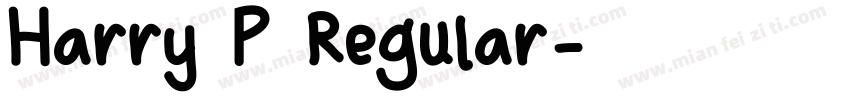 Harry P Regular字体转换